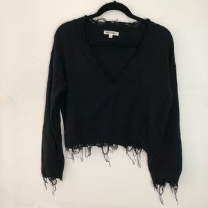 Wild Honey by Honey Punch Relaxed V-Neck Sweater